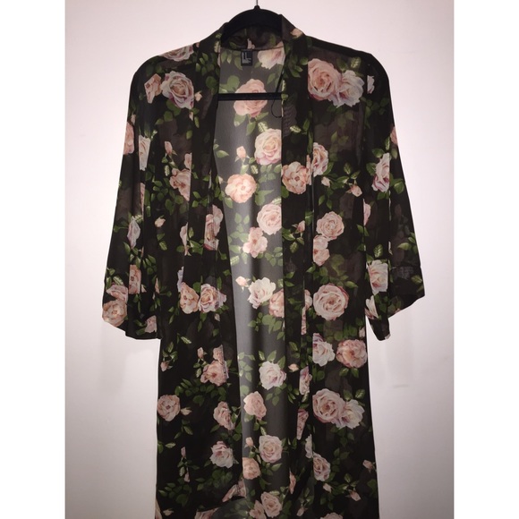 Forever 21 Floral Kimono
