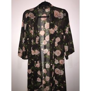 Forever 21 Floral Kimono