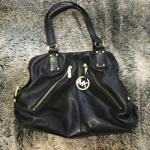 michael kors leather handbag