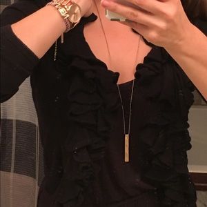 Gorgeous EUC ruffle cardigan