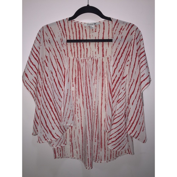 Forever 21 Striped Kimono