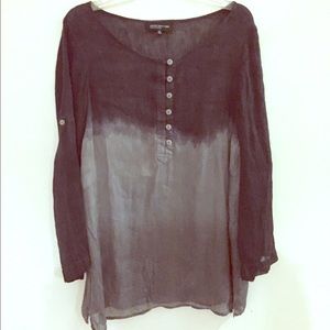 Jones New York dip dyed blouse