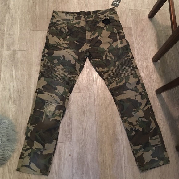 Young & Reckless camo skinny jeans