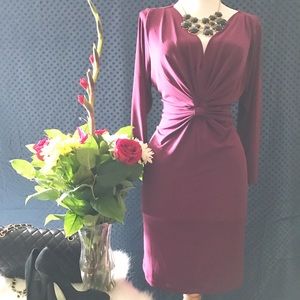 Fall elegant office profesional knee length dress