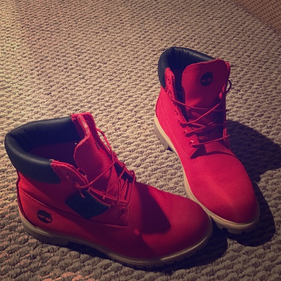 Red Timberlands extremely hard to find.