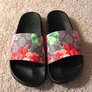 GG Floral Print Sandal