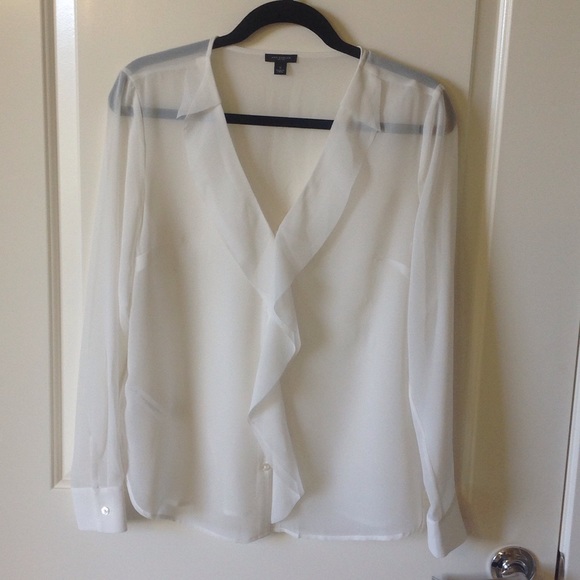 Ann Taylor  Dreamy sheer blouse