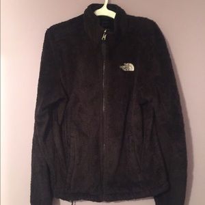 North face furry jacket