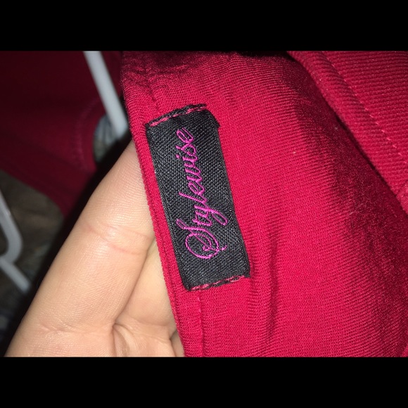 Hot Red Body Con Mini Dress - Picture 3 of 4