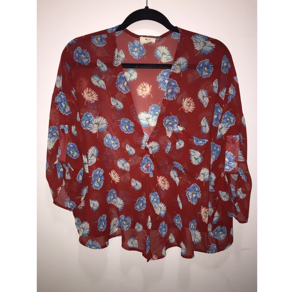 Urban Outfitters Floral Blouse