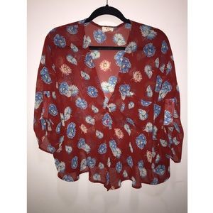 Urban Outfitters Floral Blouse