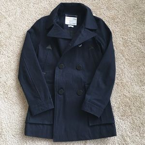 Zara navy/denim coat. Never worn!