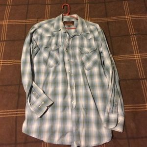 Wall's diamond snap shirt