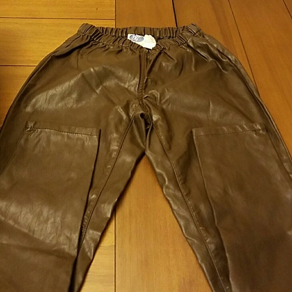 Faux leather leggings - Picture 1 of 2