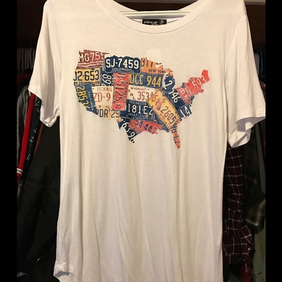 United States License Plate T Shirt