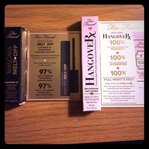 NEW Too Faced HangoveRX primer & Mascara Melt Off