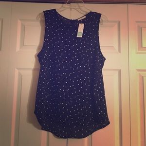 NWT sleeveless blouse