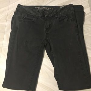 American eagle black skinny jeans