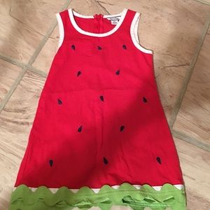 Heartstrings Watermelon Dress size 4T