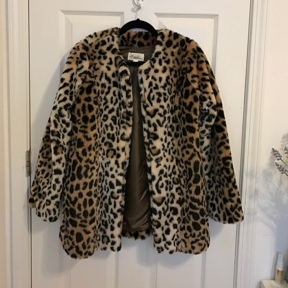 Cheetah Print Coat