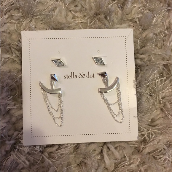 Stella & Dot Drape Ear Jackets (4 in 1)