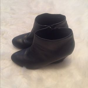 SOLD BLACK HEEL WEDGES SOLD