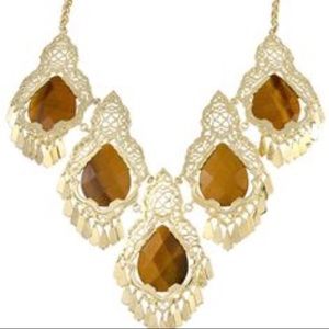 Kendra Scott Valora Necklace in Tigers Eye