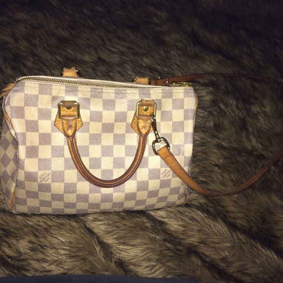 Speedy 25 Damier azur