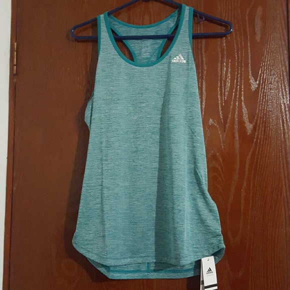Blueish Adidas workout Top