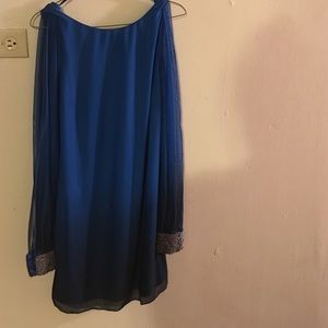 Blue ombré dress