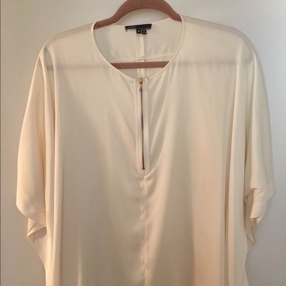 Vince Silk Flowy Blouse