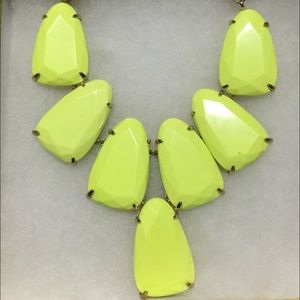 Kendra Scott neon yellow Harlow