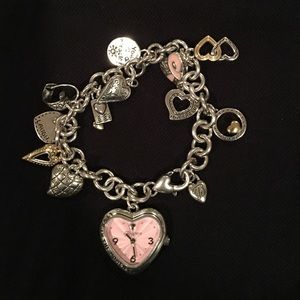 Brighton Breast Cancer Charm Bracelet with Watch