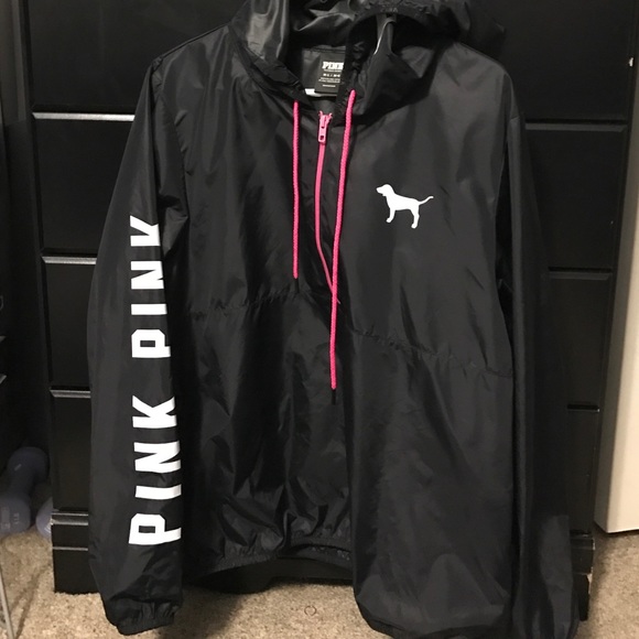 Black rain jacket