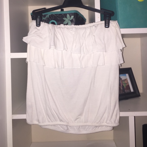 Strapless American Eagle top white