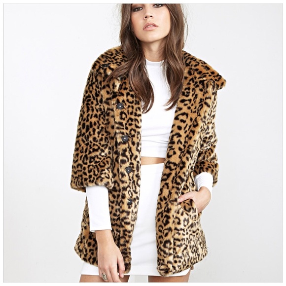 forever new leopard coat
