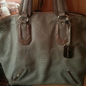 Large snakeskin purse by Vince Camuto. NWOT