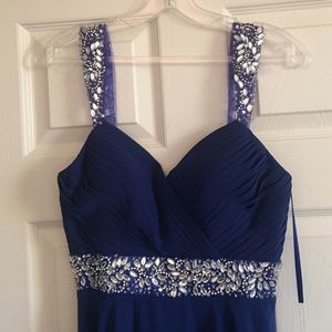 NWT blue prom formal gown dress wedding