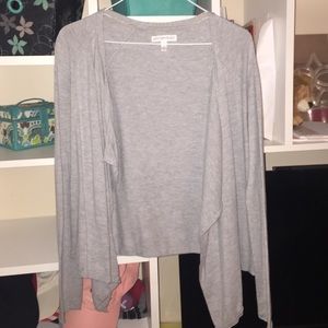 Gray cardigan