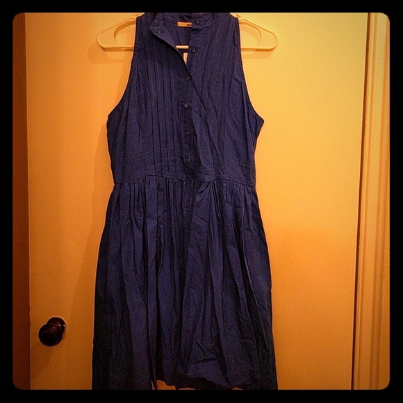NWT sleeveless blue day dreas