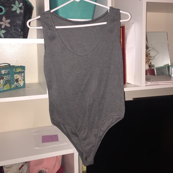 Never worn heather gray onesie