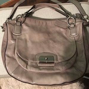 Coach Kristin Patent Leather Round Satchel
