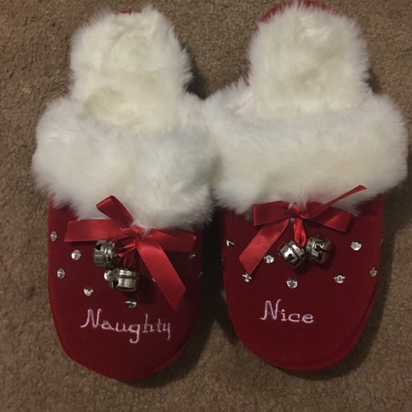 Naughty/Nice Slippers