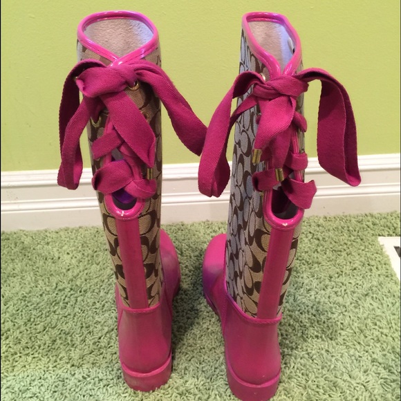 Coach rain boots - Picture 2 of 2