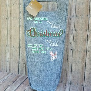 Wine bottle gift bag