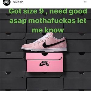 Nike sb dunks "pink box"