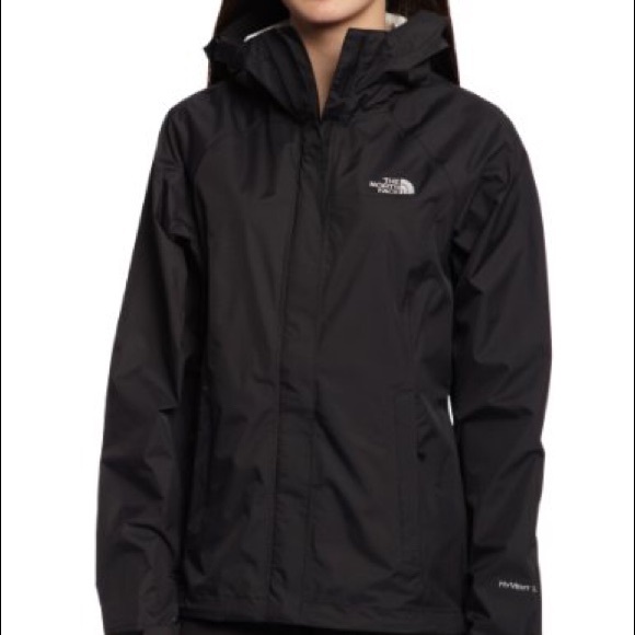 Black NorthFace Rain Jacket