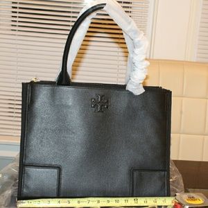 Tory burch Ella canvas leather tote