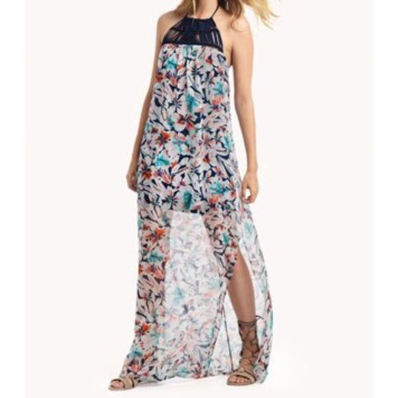 Ella Moss Silk Maxi Dress - Small
