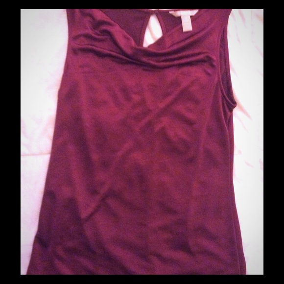 Banana Republic Cowl Neck Sleeveless Top